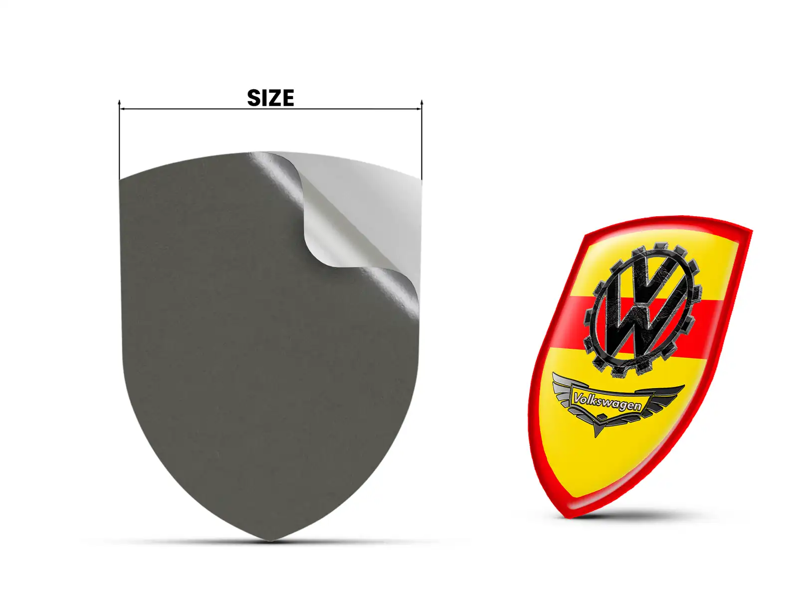 VW Vinylaufkleber Auto Hochwertig Anpassbar Pro